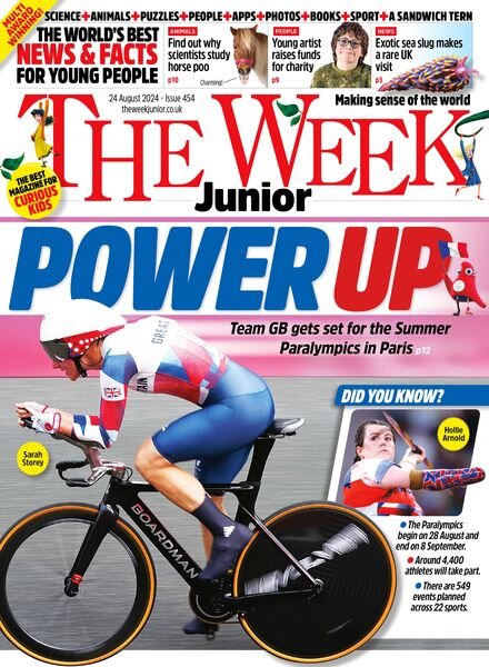 The Week Junior UK – Issue 454 – 24 August 2024 Cover