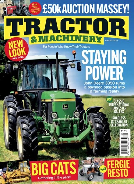 Tractor & Machinery – August 2024 Cover