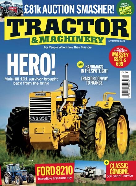 Tractor & Machinery – September 2024 Cover