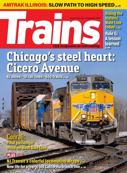 Trains – September 2024 Cover