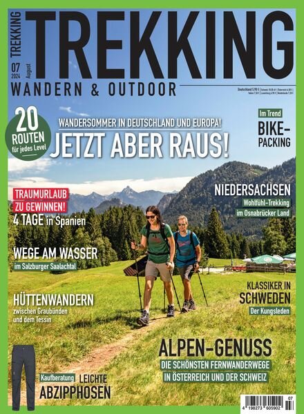 trekking-Magazin – August 2024 Cover