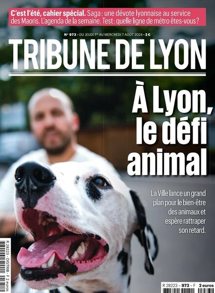 Tribune de Lyon – 1er Aout 2024 Cover