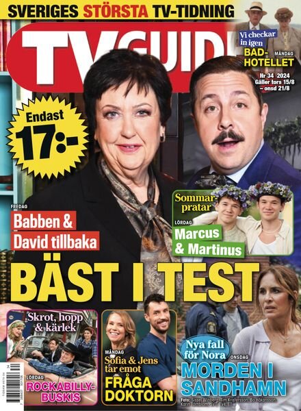 TV-guiden – 12 Augusti 2024 Cover