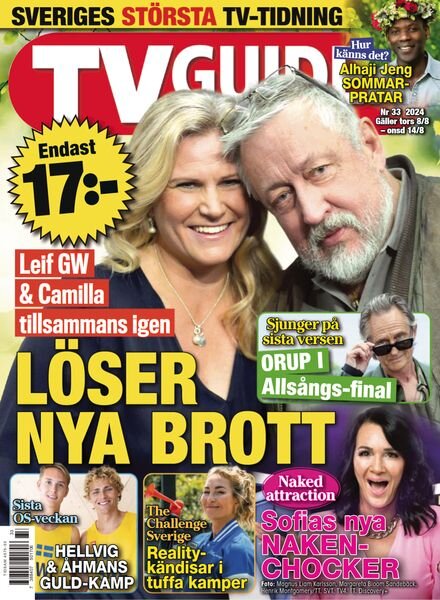 TV-guiden – 5 Augusti 2024 Cover