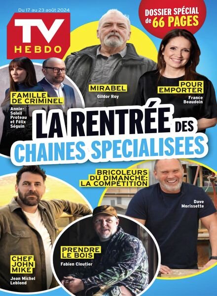 TV Hebdo – 17 Aout 2024 Cover