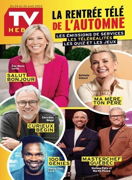TV Hebdo – 24 Aout 2024 Cover