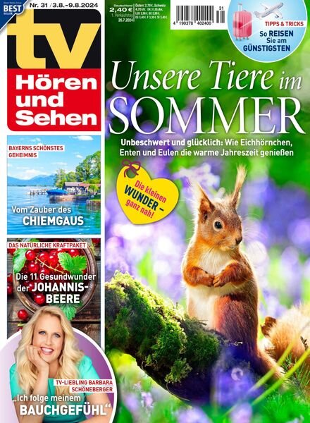 TV HOren und Sehen – 26 Juli 2024 Cover