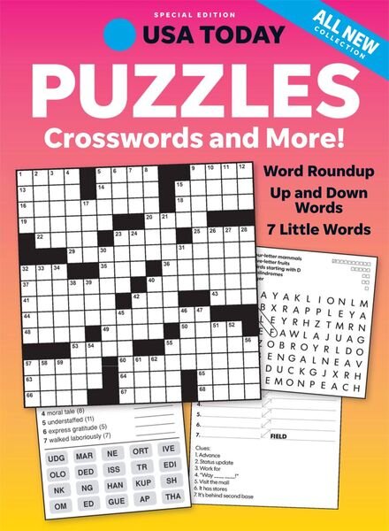 USA Today Puzzles Crosswords & More – 2024 Cover