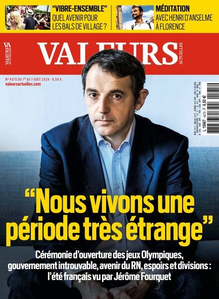 Valeurs Actuelles – 1 Aout 2024 Cover