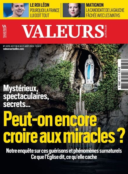 Valeurs Actuelles – 8 Aout 2024 Cover