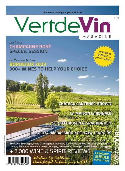 VertdeVin Magazine – Issue 26 2024 Cover