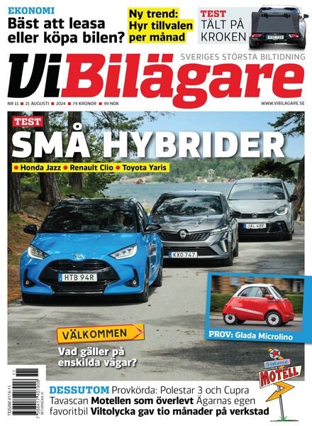 Vi Bilagare – Augusti 2024 Cover