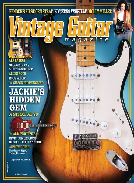 Vintage Guitar – August 2024 Cover