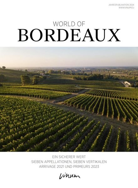Vinum – Wolrd of Bordeaux 2024 Cover