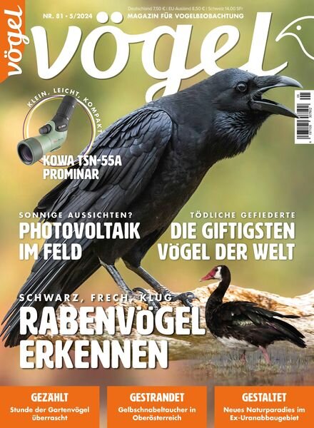 VOgel Magazin – September-Oktober 2024 Cover