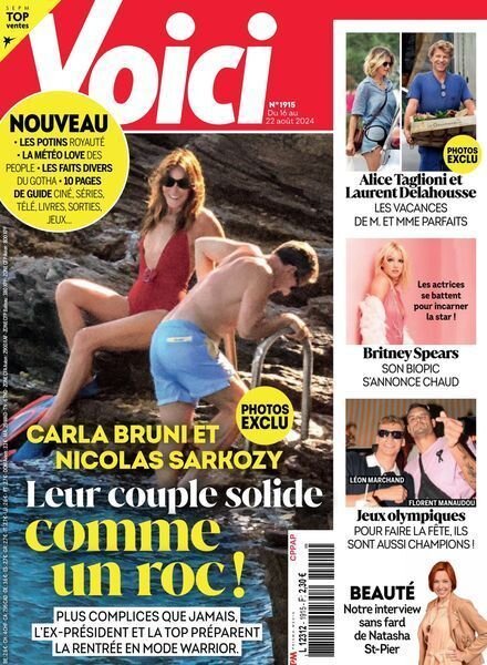Voici – 16 Aout 2024 Cover