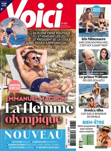 Voici – 2 Aout 2024 Cover