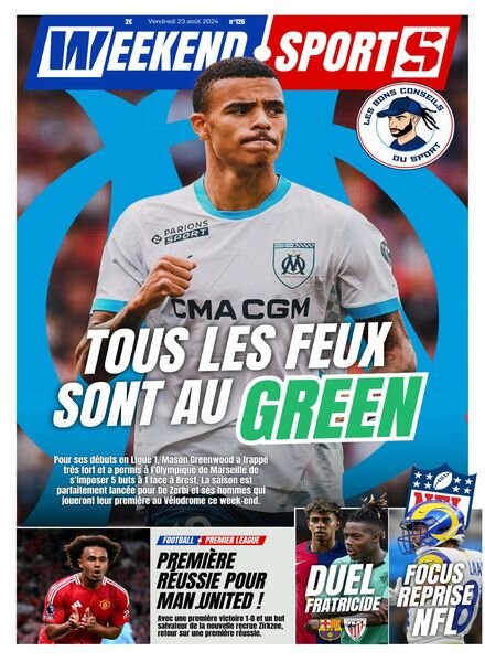 Week-end Sports – 23 Aout 2024 Cover