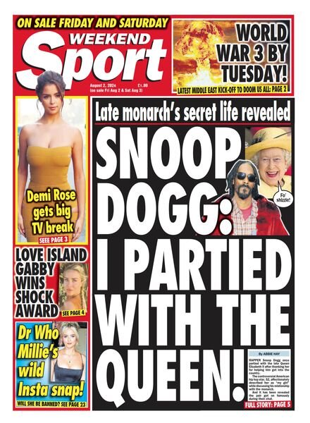 Weekend Sport – August 2 2024 Cover