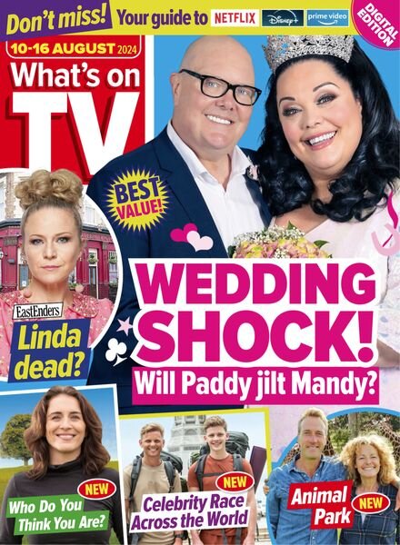 What’s on TV – 10 August 2024 Cover