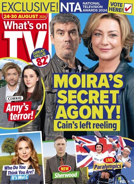 What’s on TV – 24 August 2024 Cover