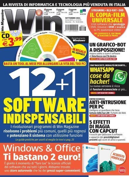 Win Magazine – Settembre 2024 Cover