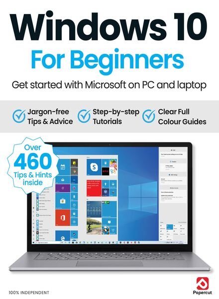Windows 10 For Beginners – July 2024 Cover