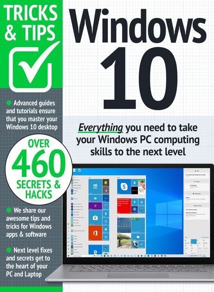 Windows 10 Tricks and Tips – August 2024 Cover