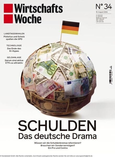 WirtschaftsWoche – 16 August 2024 Cover