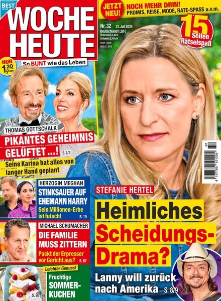 Woche Heute – 31 Juli 2024 Cover