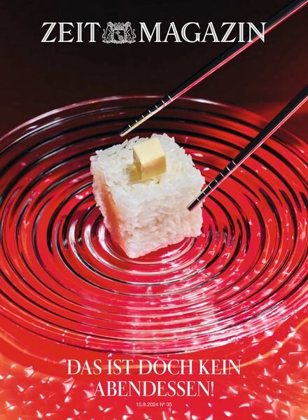 Zeit Magazin – 15 August 2024 Cover