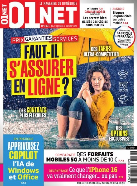 01net – 25 Septembre 2024 Cover