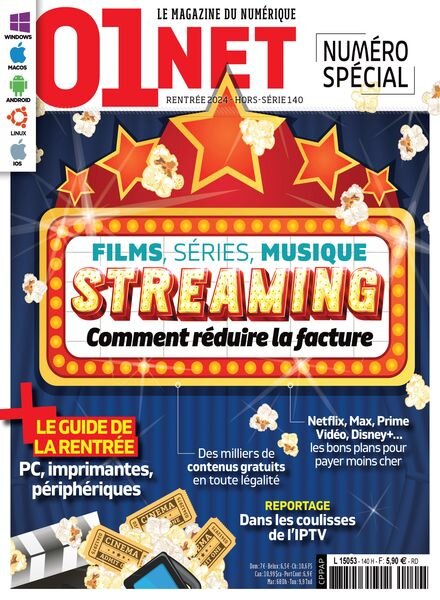 01net – Hors-Serie N 140 – 6 Septembre 2024 Cover