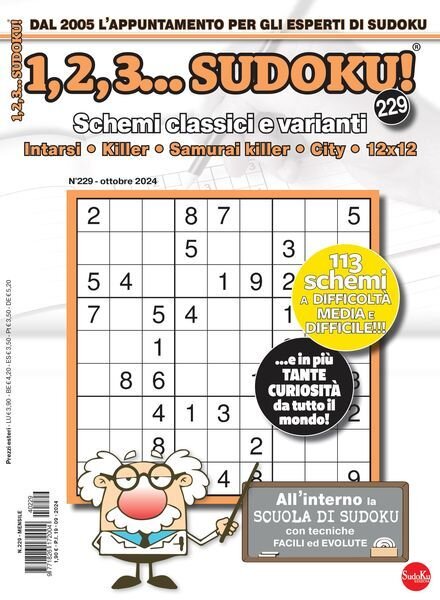 123 Sudoku – Ottobre 2024 Cover