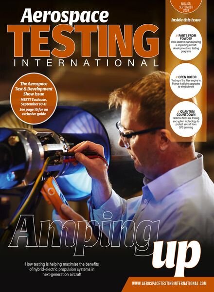 Aerospace Testing International – August-September 2024 Cover
