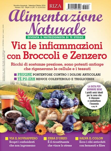 Alimentazione Naturale – Settembre-Ottobre 2024 Cover