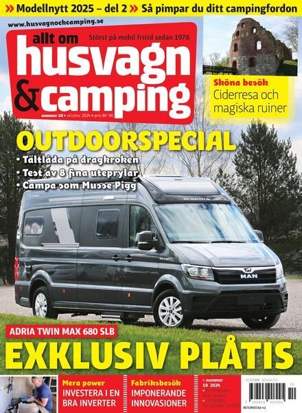 Allt om Husvagn & Camping – September 2024 Cover