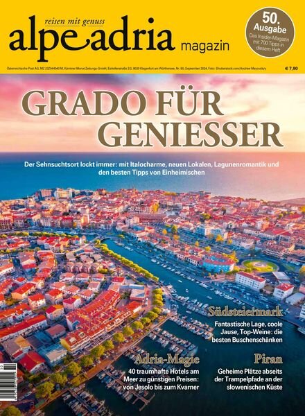 Alpe Adria Magazin – September 2024 Cover