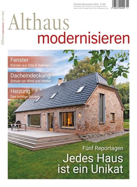 Althaus Modernisieren – Oktober-November 2024 Cover