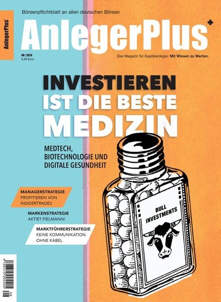 AnlegerPlus – 7 September 2024 Cover