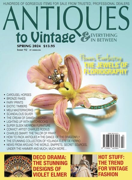 Antiques to Vintage & Everything In Between – Spring 2024 Cover