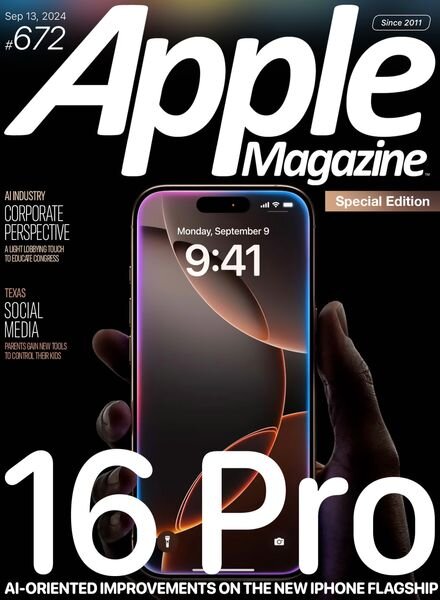 AppleMagazine – Issue 672 – 13 September 2024 Cover