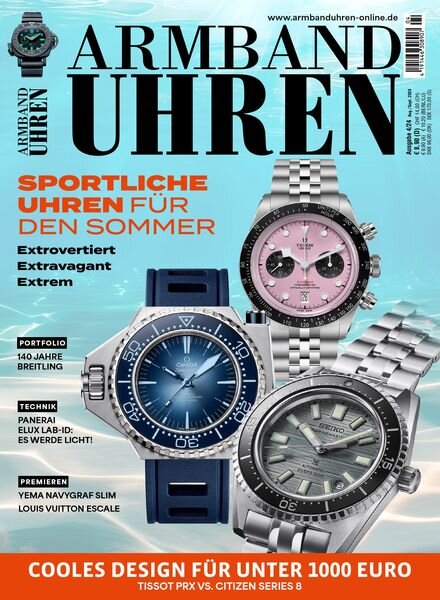Armbanduhren – August-September 2024 Cover