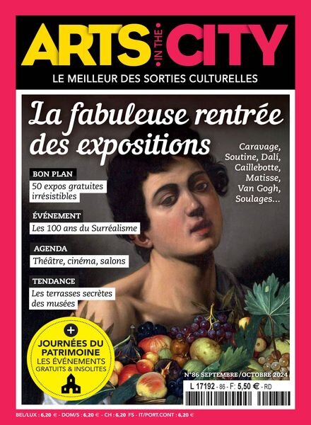 Arts in the City – Septembre-Octobre 2024 Cover