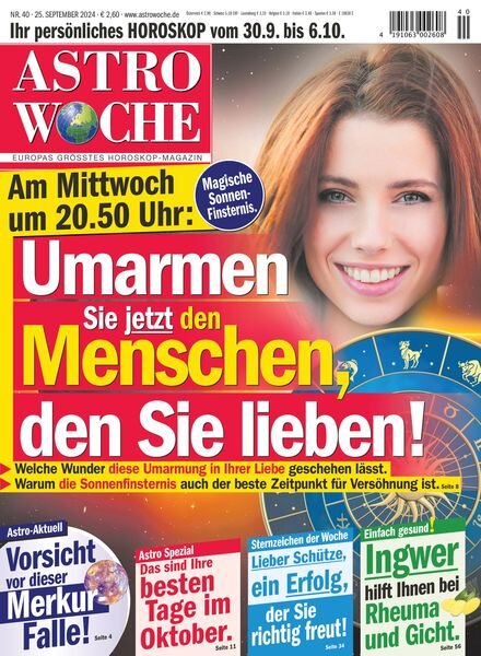 Astrowoche – 25 September 2024 Cover