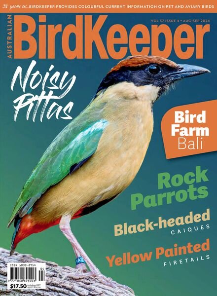 Australian Birdkeeper – August-September 2024 Cover