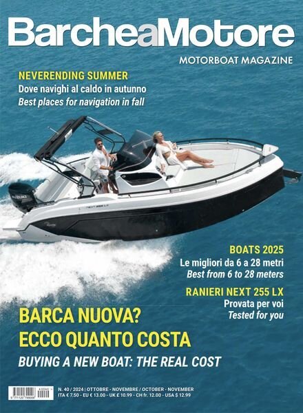 Barche a Motore – Ottobre-Novembre 2024 Cover