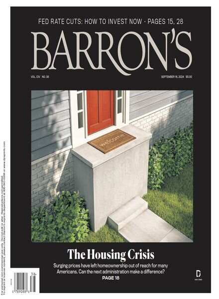 Barron’s – September 16 2024 Cover