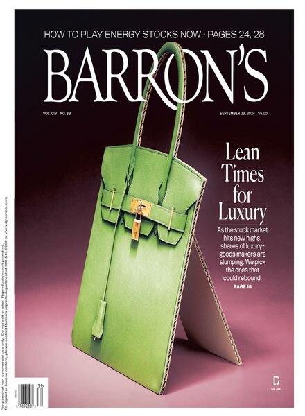 Barron’s – September 23 2024 Cover