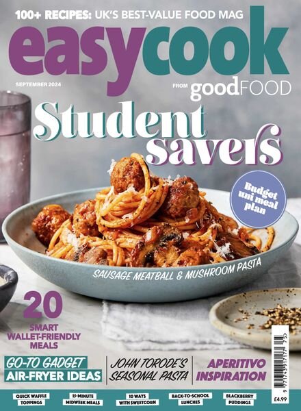 BBC Easy Cook UK – September 2024 Cover